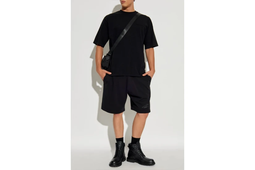 Dsquared2 Loose Fit Ανδρικό Κοντομάνικο T-Shirt Μαύρο