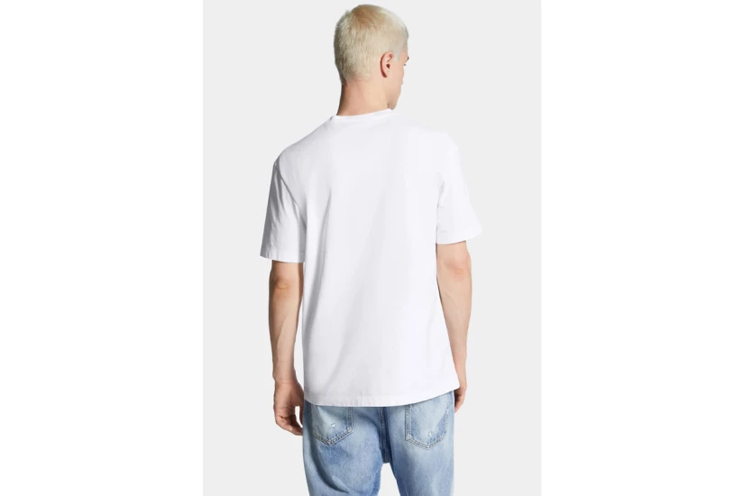 Dsquared2 Milano Ανδρικό Κοντομάνικο T-Shirt Λευκό