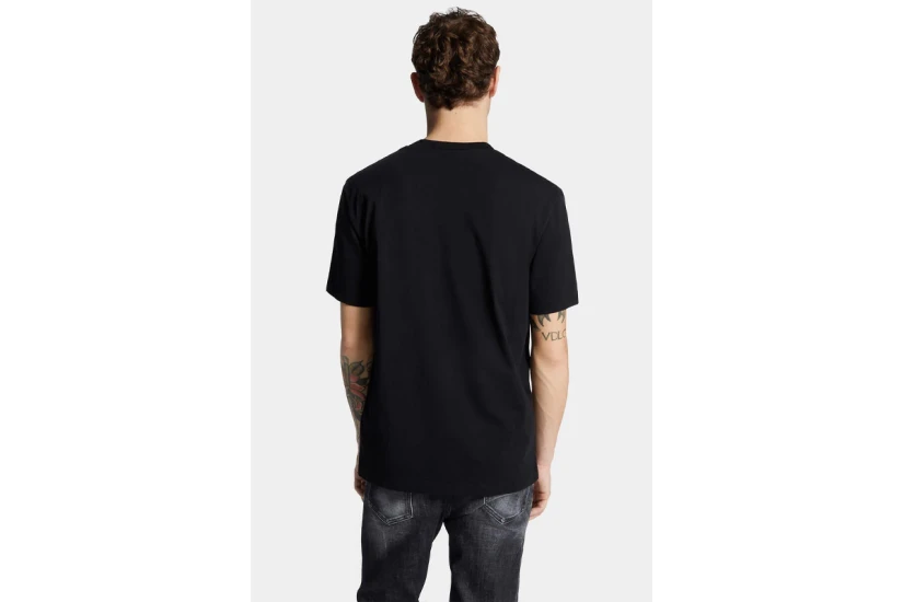 Dsquared2 Milano Ανδρικό Κοντομάνικο T-Shirt Μαύρο