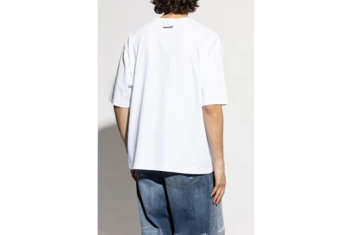 Dsquared2 Obsessed2 Loose Fit T-Shirt Ανδρικό (S74GD1478 D20033 100)