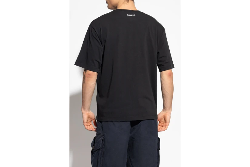 Dsquared2 Obsessed2 Ανδρικό Κοντομάνικο T-Shirt Μαύρο