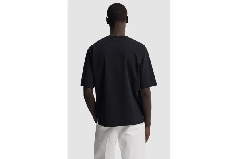 Dsquared2 Embroidered Loose Fit Ανδρικό Κοντομάνικο T-Shirt Μαύρο