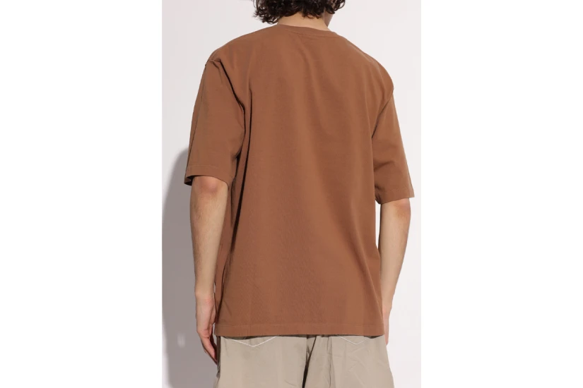 Dsquared2 Signature Loose Fit Ανδρικό Κοντομάνικο T-Shirt Καφέ
