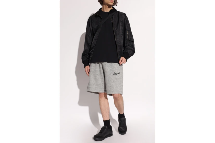 Dsquared2 Signature Loose Fit Ανδρικό Κοντομάνικο T-Shirt Μαύρο