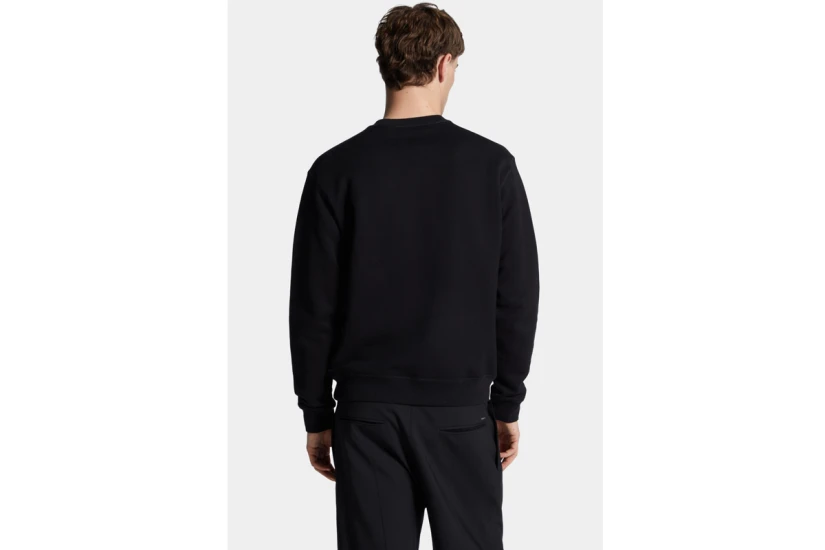 Dsquared2 Cool Fit Team Ανδρική Μακρυμάνικη Μπλούζα Μαύρη