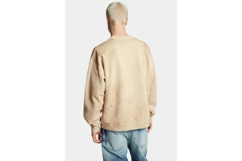 Dsquared2 Relax Fit Dirty Μπλούζα Με Λαιμόκοψη Ανδρική (S74GU0900 S25030 112)
