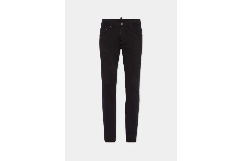 Dsquared2 Black Bull Ανδρικό Skater Τζιν Παντελόνι Μαύρο