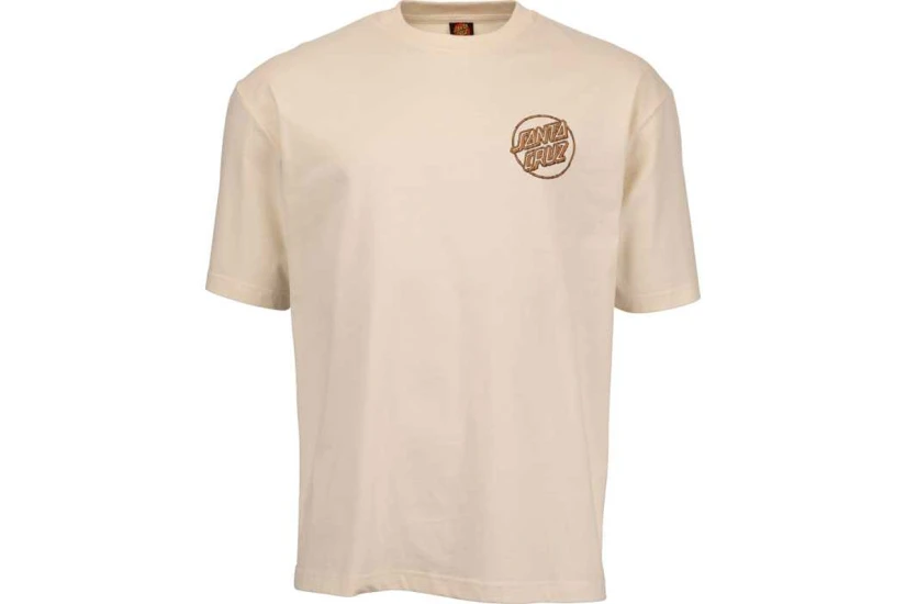 Santa Cruz Classic Tiki Dot Ανδρικό Κοντομάνικο T-Shirt Μπεζ, Ροζ, Καφέ