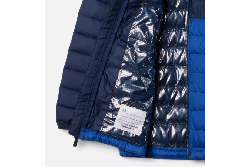 Columbia Powder Lite II Παιδικό Puffer Μπουφάν Μπλε