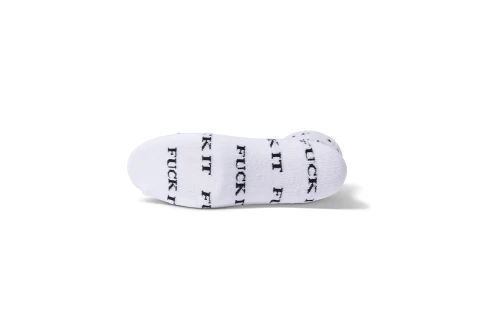 Huf Fuck It Κάλτσες Ψηλές 1 Ζευγάρι (SK00420 WHITE)