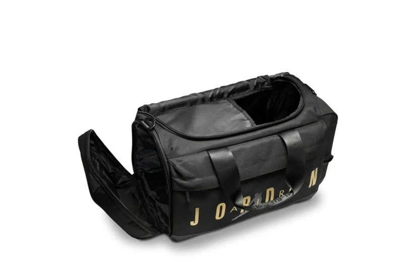 Jordan Αθλητικός Σάκος Ώμου - Χειρός Μαύρος, Χρυσός 46L