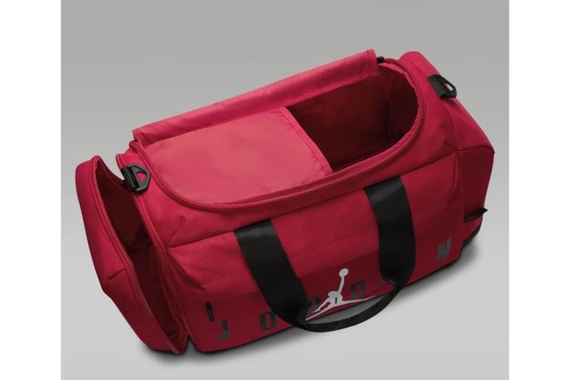 Jordan Velocity Αθλητικός Σάκος Ώμου - Χειρός Κόκκινος, Μαύρος