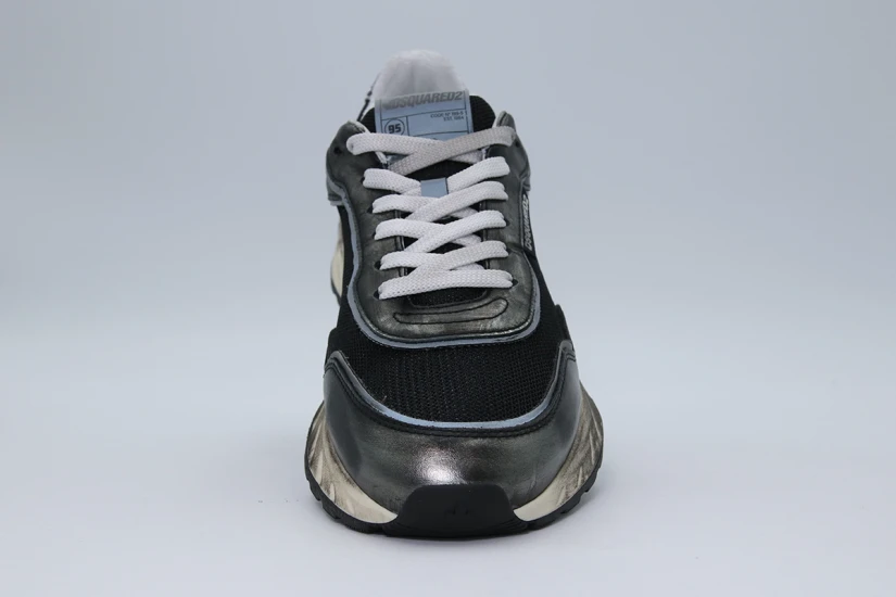 Dsquared2 Sprinter Ανδρικά Sneakers Μαύρα, Εκρού