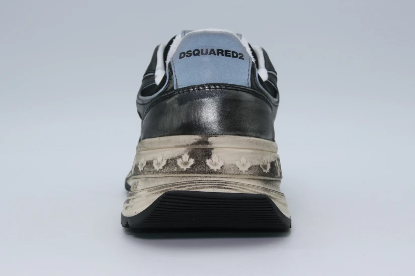 Dsquared2 Sprinter Ανδρικά Sneakers Μαύρα, Εκρού