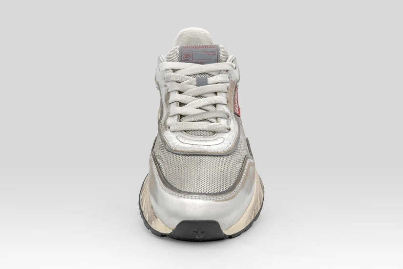 Dsquared2 Sprinter Ανδρικά Sneakers Ασημί, Εκρού