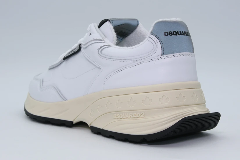 Dsquared2 Sprinter Ανδρικά Sneakers Λευκά, Εκρού