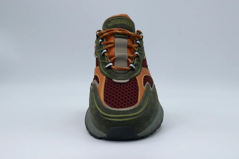 Dsquared2 Sprinter Ανδρικά Sneakers Χακί, Πορτοκαλί, Βυσσινί