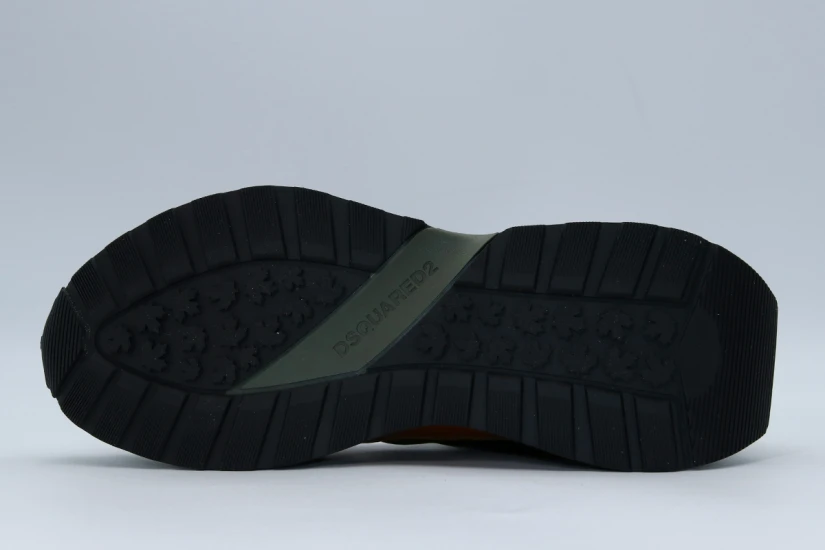 Dsquared2 Sprinter Ανδρικά Sneakers Χακί, Πορτοκαλί, Βυσσινί
