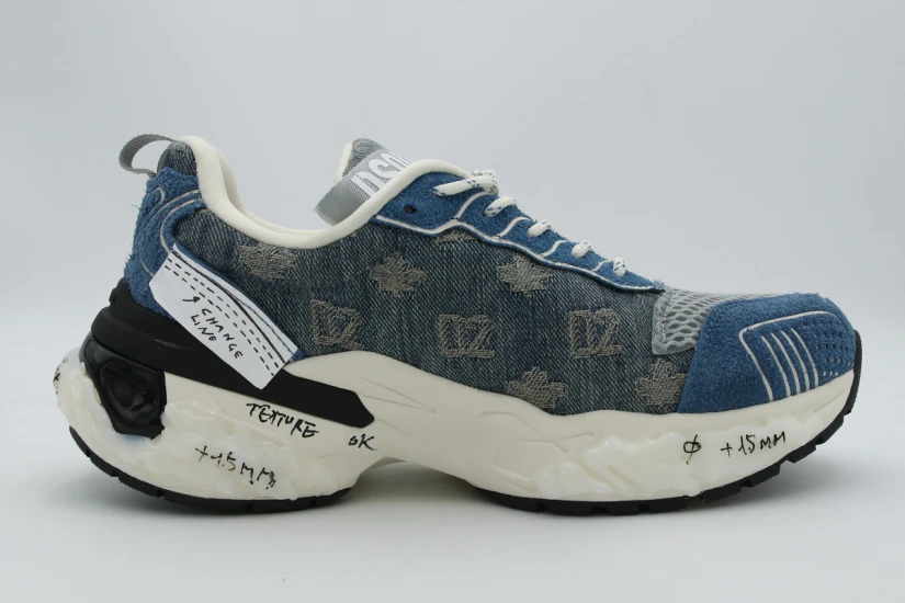Dsquared2 Faster Ανδρικά Sneakers Μπλε, Γκρι, Μαύρα, Λευκά