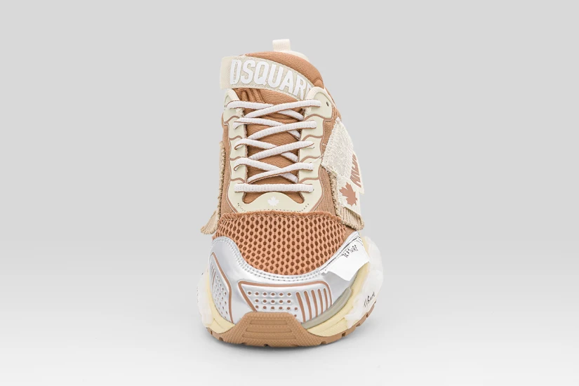 Dsquared2 Faster Ανδρικά Sneakers Μπεζ, Καφέ
