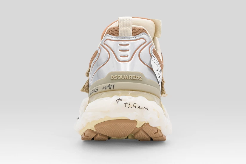 Dsquared2 Faster Ανδρικά Sneakers Μπεζ, Καφέ