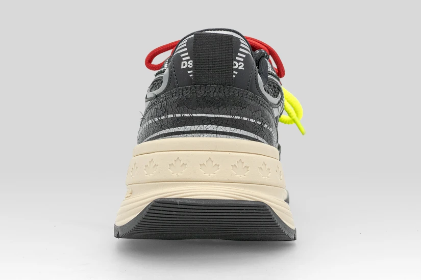Dsquared2 Sprinter Ανδρικά Sneakers Μαύρα, Ασημί, Ζαχαρί