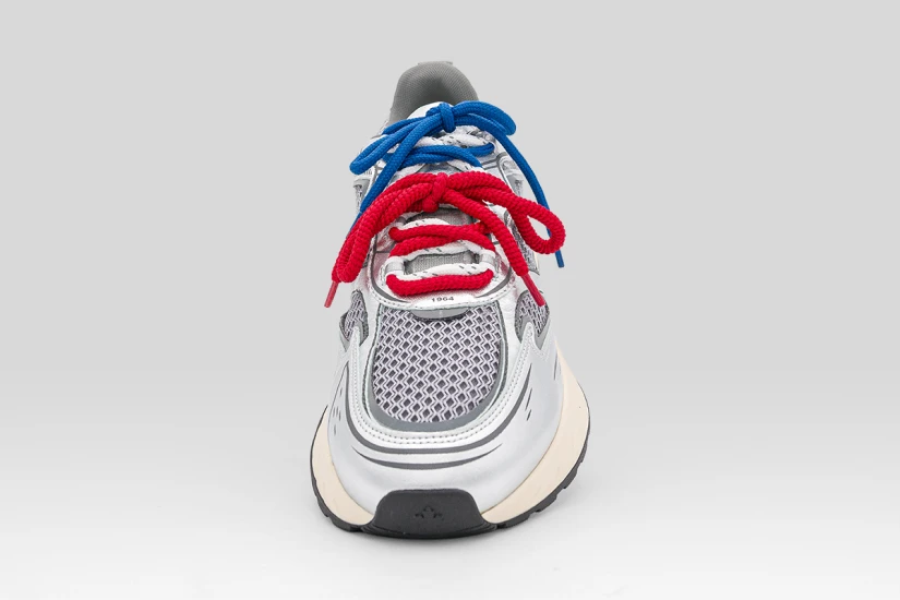 Dsquared2 Sprinter Ανδρικά Sneakers Ασημί, Εκρού, Μπλε, Κόκκινα