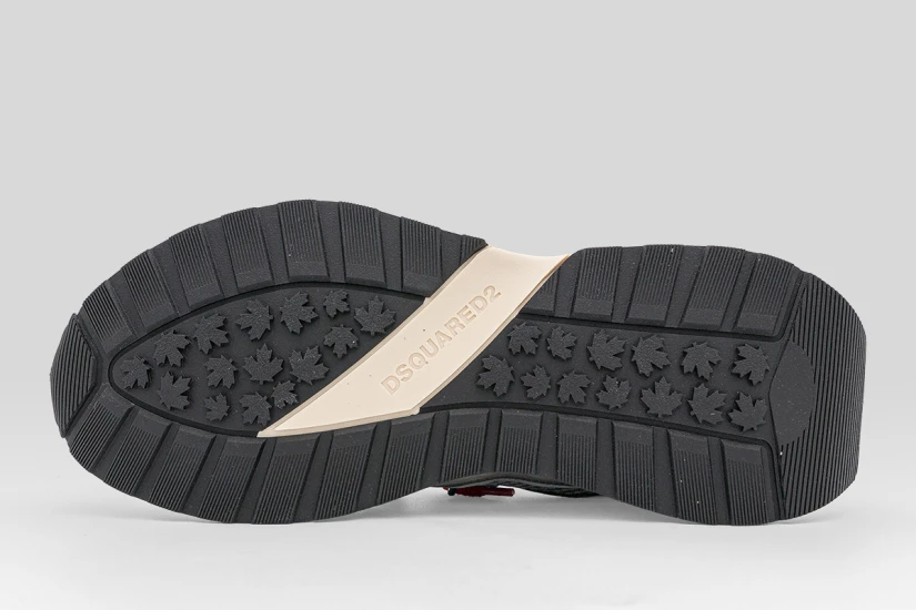 Dsquared2 Sprinter Ανδρικά Sneakers Ασημί, Εκρού, Μπλε, Κόκκινα