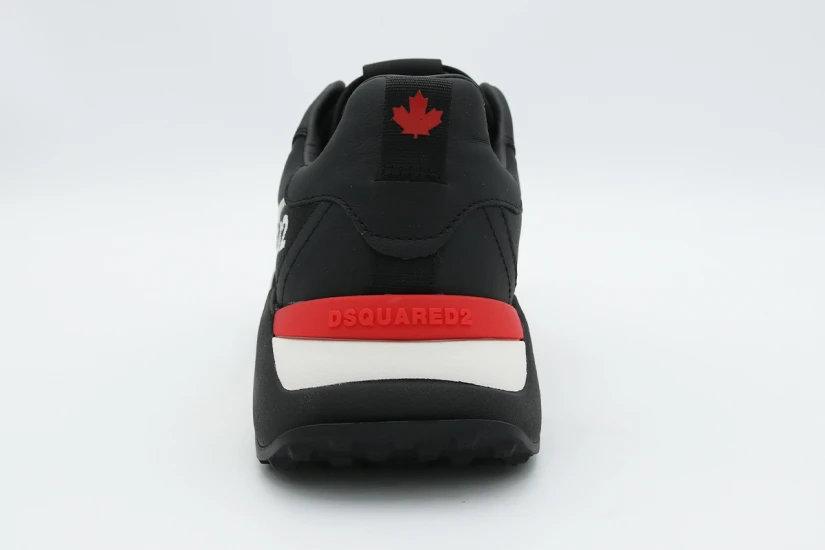 Dsquared2 D2 Flow Ανδρικά Sneakers Μαύρα, Λευκά, Κόκκινα
