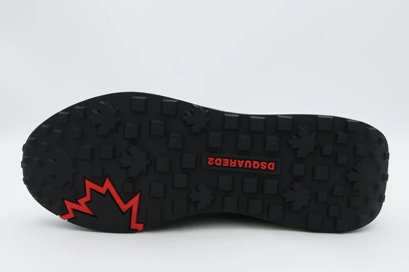 Dsquared2 D2 Flow Ανδρικά Sneakers Μαύρα, Λευκά, Κόκκινα