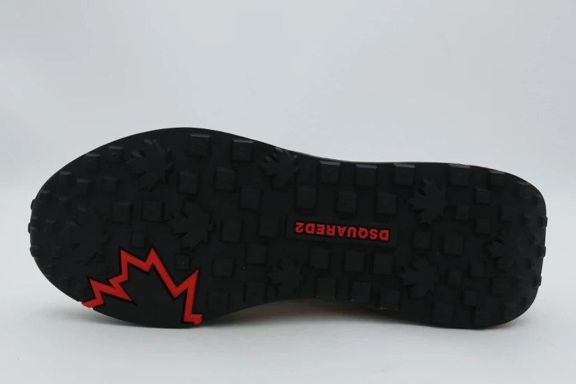 Dsquared2 D2 Flow Ανδρικά Sneakers Λευκά, Μαύρα, Κόκκινα, Μπλε