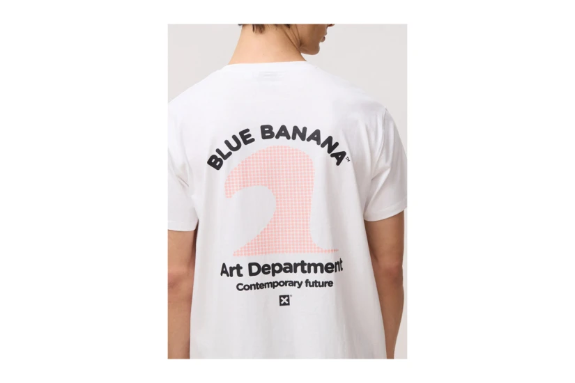 Blue Banana White Artist Ανδρικό Κοντομάνικο T-Shirt Λευκό