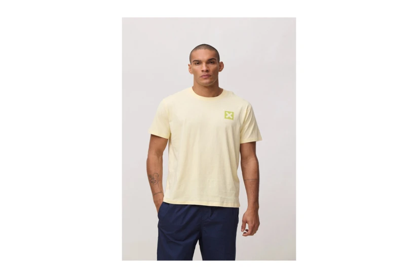 Blue Banana Light Yellow Nature Ανδρικό Κοντομάνικο T-Shirt Κίτρινο, Λαχανί