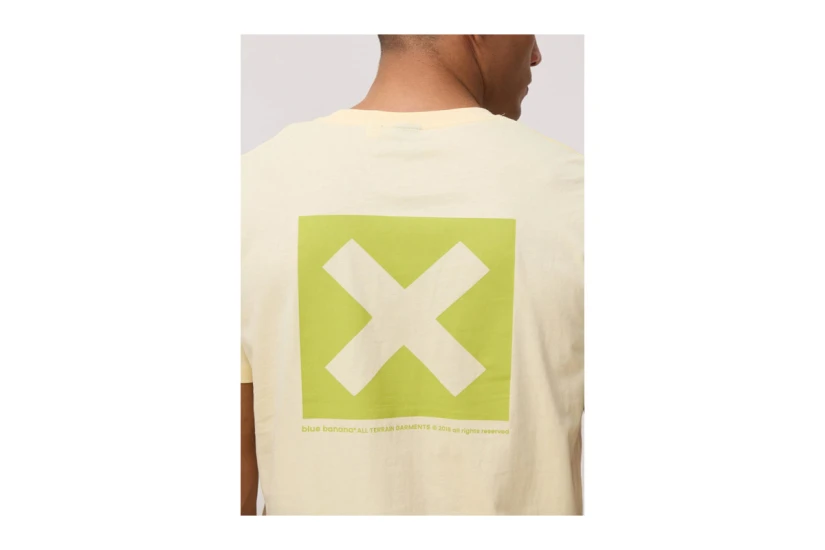 Blue Banana Light Yellow Nature Ανδρικό Κοντομάνικο T-Shirt Κίτρινο, Λαχανί