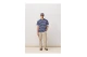 Blue Banana Navy Stripes Ανδρικό Κοντομάνικο T-Shirt Μπλε Σκούρο, Λευκό