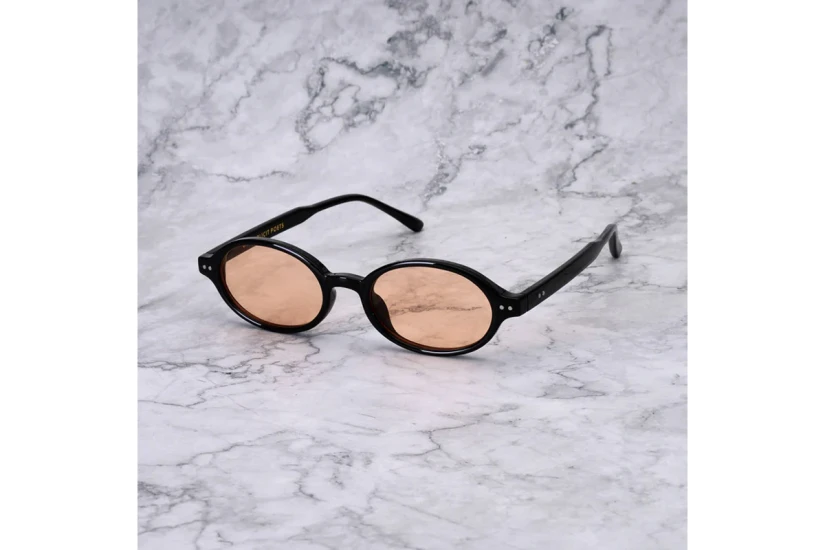 Explicit Poets Stella Unisex Γυαλιά Ηλίου Μαύρα, Πορτοκαλί