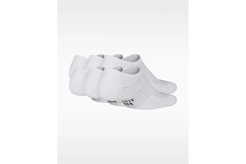 Nike Everyday No Show Κοντές Κάλτσες Λευκές 6 Ζευγάρια