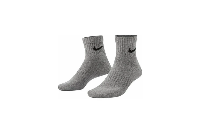 Nike Dri-FIT Everyday Lightweight Unisex Κοντές Κάλτσες Λευκές, Μαύρες, Γκρι 3 Ζευγάρια