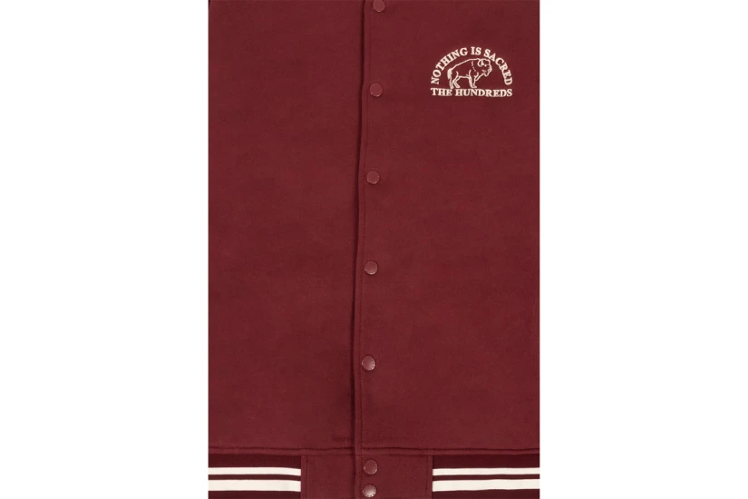 The Hundreds Team Fleece Ανδρικό Τζάκετ Μπορντό