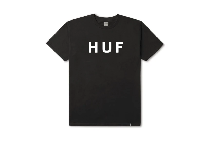 Huf Essentials Og Logo S-S T (TS00508 BLACK)