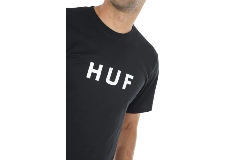 Huf Essentials Og Logo S-S T (TS00508 BLACK)