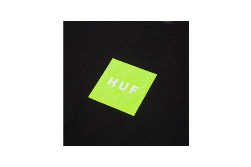 Huf Essentials Box Logo Ss Tee T-Shirt (TS01666 BLACK)