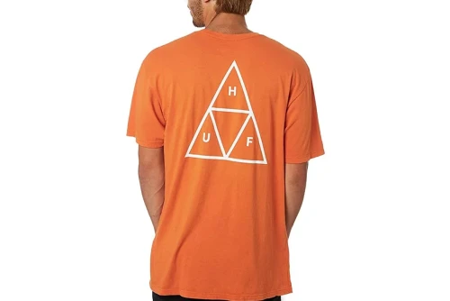 Huf Essentials Tt S-S Tee T-Shirt Ανδρικό (TS01751 SAFETY ORANGE)