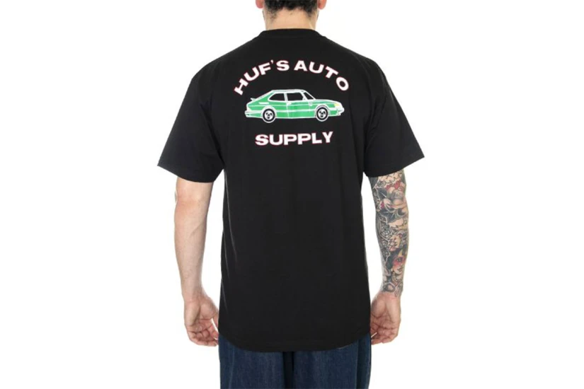 HUF Chop Shop Ανδρικό Κοντομάνικο T-Shirt Μαύρο