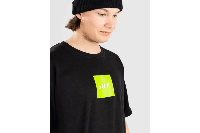 HUF Set Box Ανδρικό Κοντομάνικο T-Shirt Μαύρο