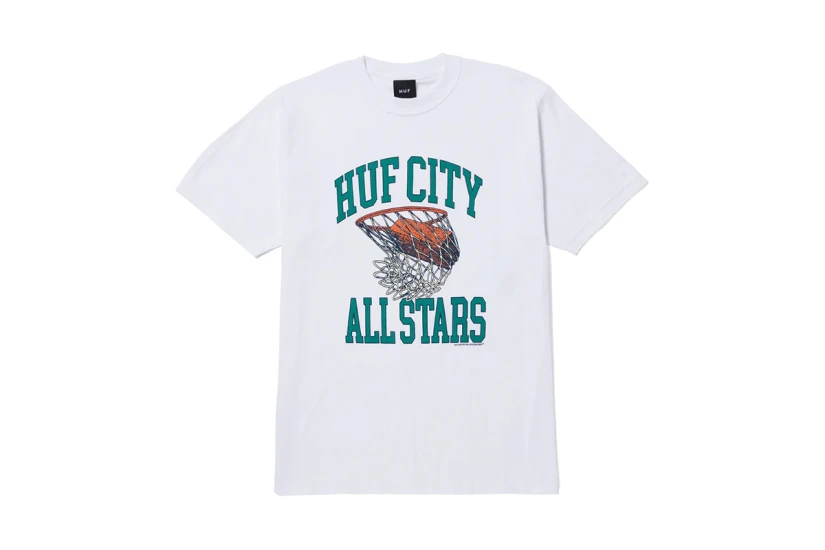 HUF Swish Ανδρικό Κοντομάνικο T-Shirt Λευκό