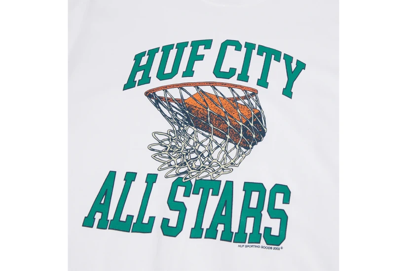 HUF Swish Ανδρικό Κοντομάνικο T-Shirt Λευκό