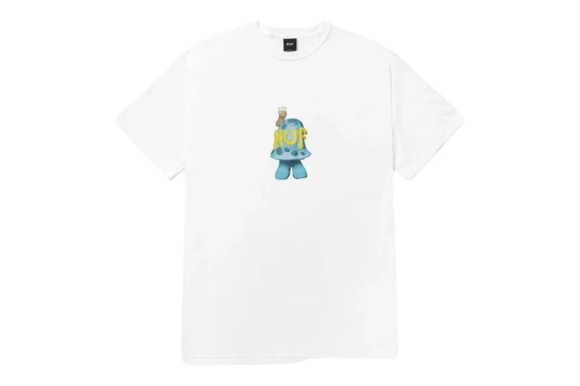 HUF Shroomery Ανδρικό Κοντομάνικο T-Shirt Λευκό