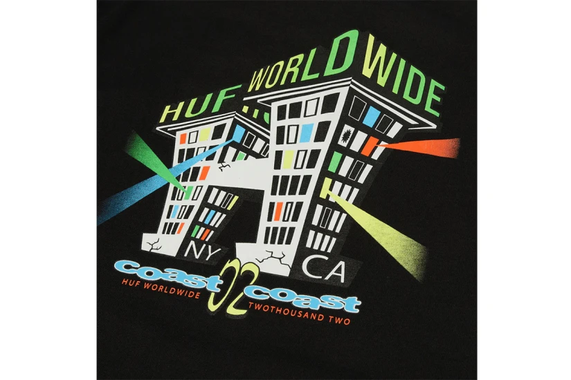 HUF Club House Ανδρικό Κοντομάνικο T-Shirt Μαύρο