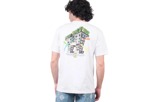 Huf Club House S-S T-Shirt Ανδρικό (TS02176 WHITE)